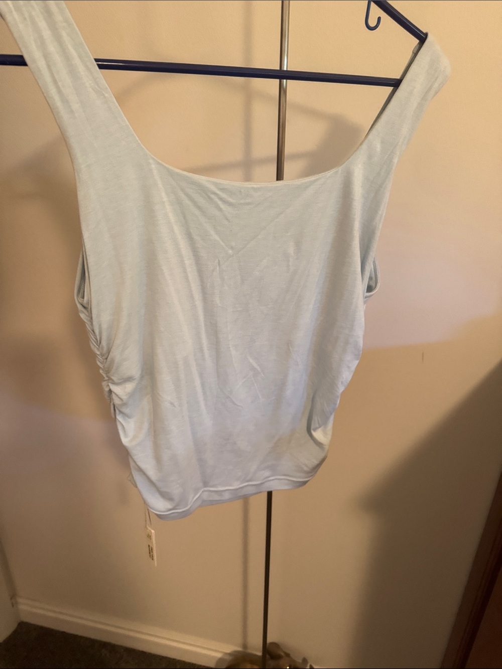 OGL Women's Light Blue Scoop Neck Brami Tank Top - Picture 4 of 6